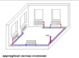 Двухтрубная схема отопления в Кирове